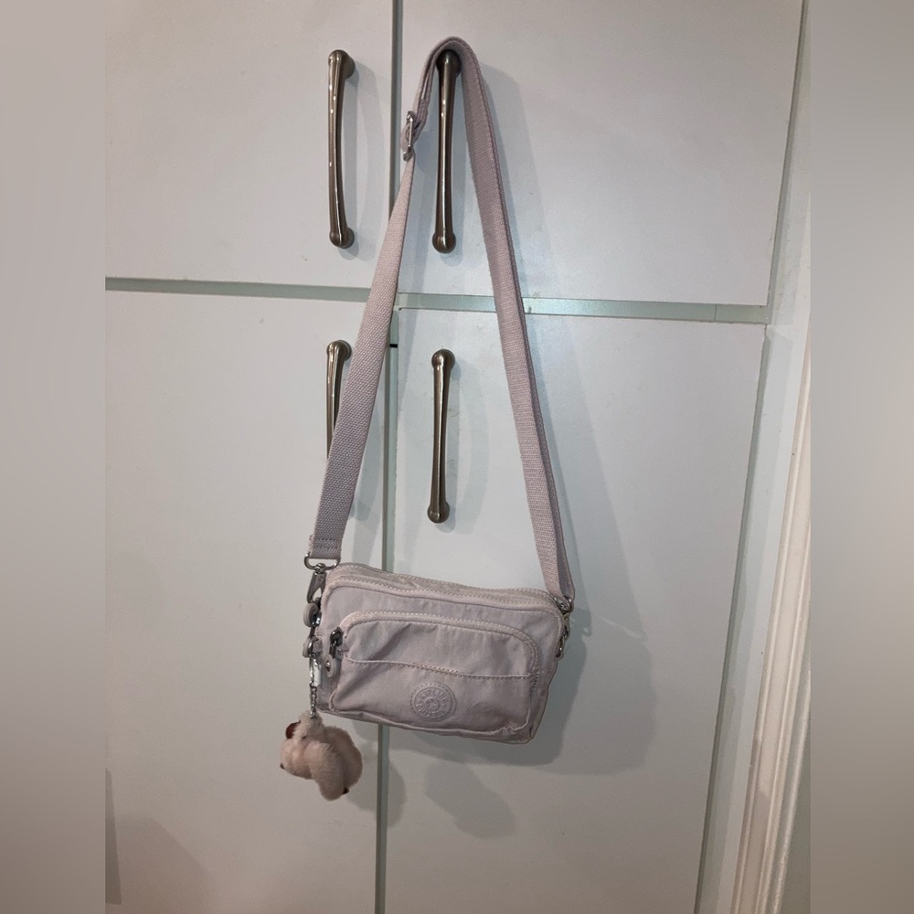 Kipling Merryl U Convertible Crossbody Belt Bag Pink Sands - Picture 3 of 14